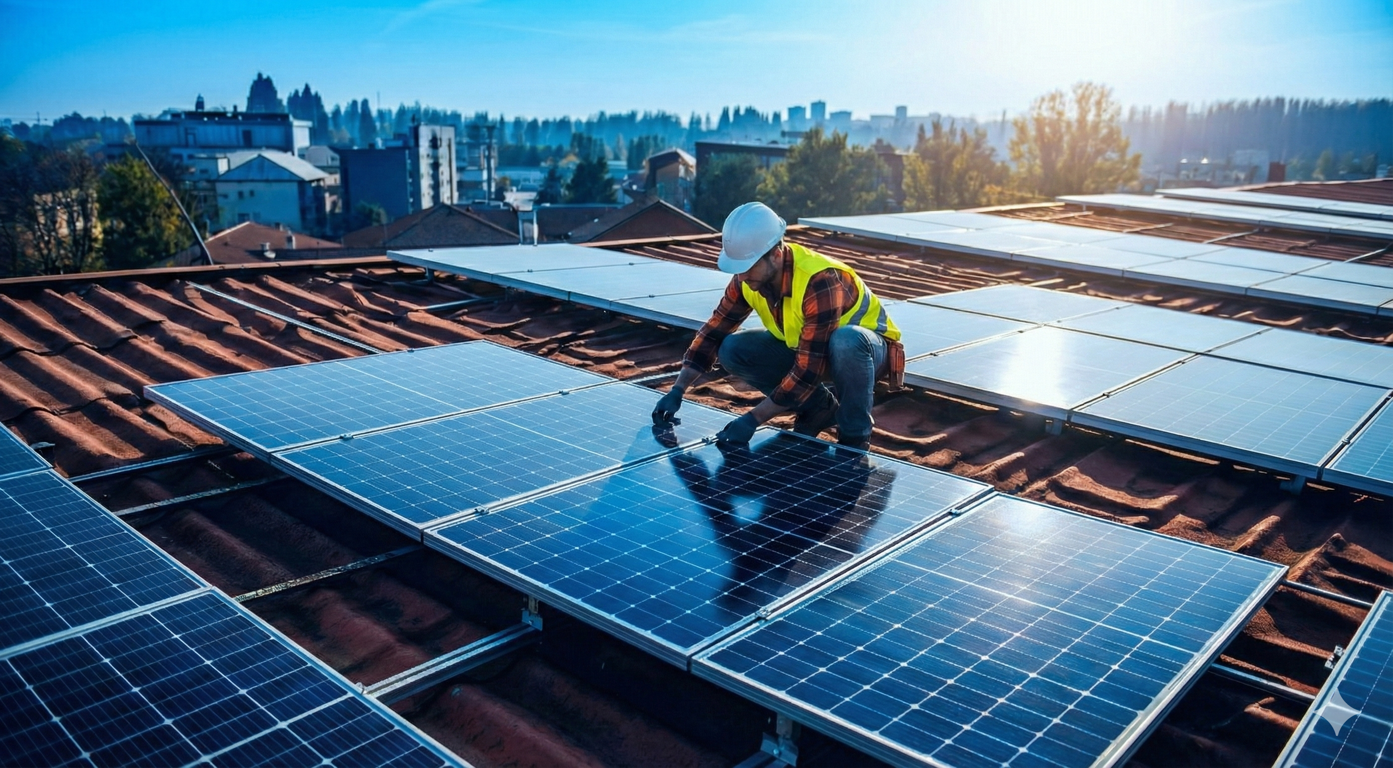 Installation de panneaux solaires sur toiture – Skywatt